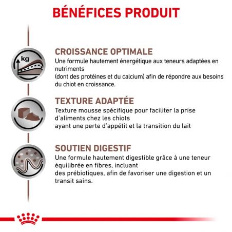 Royal canin veterinary diet dog Gastro intestinal Puppy 12 boites de 195 gr Royal canin veterinary diet dog Gastro intestinal Puppy 12 boites de 195 gr