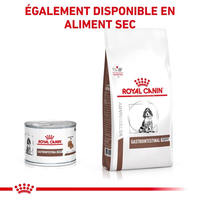 Royal canin veterinary diet dog Gastro intestinal Puppy 12 boites de 195 gr
