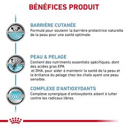 Royal Canin Veterinary Diet Cat Skin & Coat en sauce12 sachets de 85 g