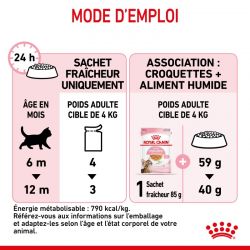 Royal Canin Kitten Sterilised émincé en gelée - 12 sachets de 85 g