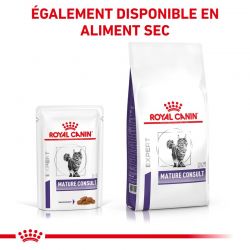 Royal Canin Cat Mature Consult émincés en Sauce - 12 sachets repas de 85 g