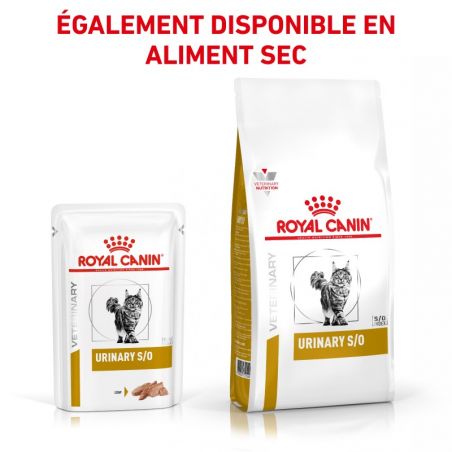 Royal canin Veterinary Diet Cat Urinary S/O Mousse - 12 sachets de 85 g Royal canin Veterinary Diet Cat Urinary S/O Mousse - 12 sachets de 85 g