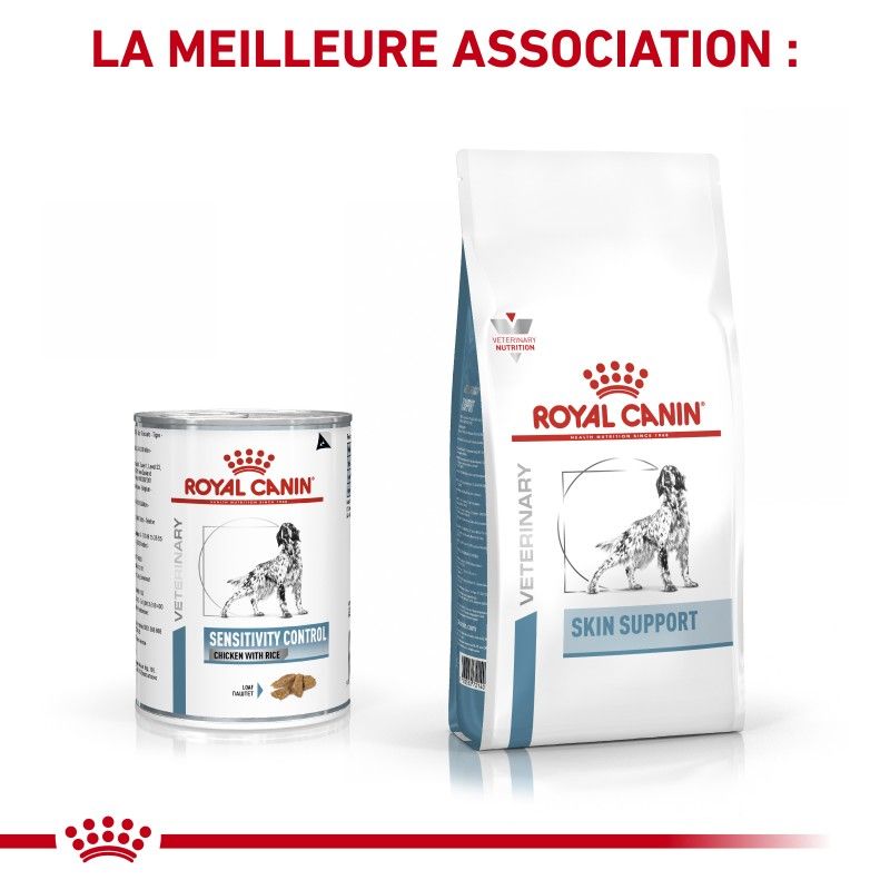 Royal Canin Veterinary Diet Dog Sensitivity Control Poulet- 12 boîtes de 410 g Royal Canin Veterinary Diet Dog Sensitivity Control Poulet- 12 boîtes de 410 g