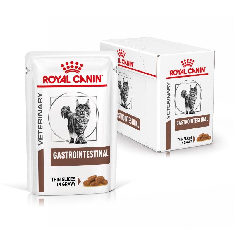 Royal Canin Veterinary Diet Cat Gastro Intestinal -12 sachets de 85 g Royal Canin Veterinary Diet Cat Gastro Intestinal -12 sachets de 85 g