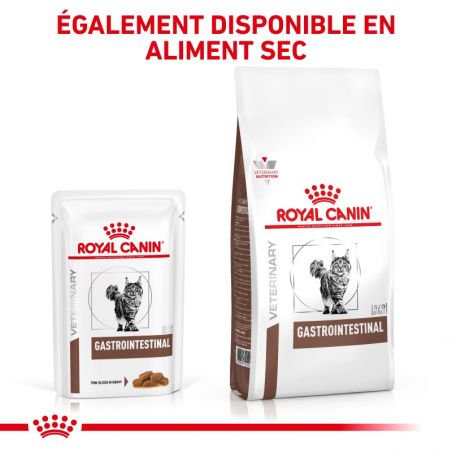 Royal Canin Veterinary Diet Cat Gastro Intestinal -12 sachets de 85 g Royal Canin Veterinary Diet Cat Gastro Intestinal -12 sachets de 85 g