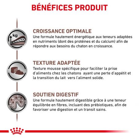Royal Canin Veterinary Diet Cat Gastro Intestinal Kitten - 12 boites de 195 g Royal Canin Veterinary Diet Cat Gastro Intestinal Kitten - 12 boites de 195 g