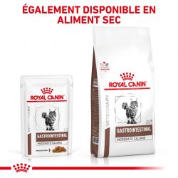 Royal Canin Veterinary Diet Cat Gastro Intestinal Moderate Calorie -12 sachets de 85 g