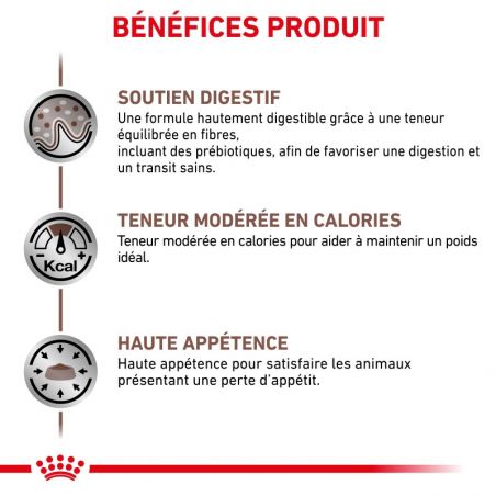 Royal Canin Veterinary Diet Cat Gastro Intestinal Moderate Calorie -12 sachets de 85 g Royal Canin Veterinary Diet Cat Gastro Intestinal Moderate Calorie -12 sachets de 85 g