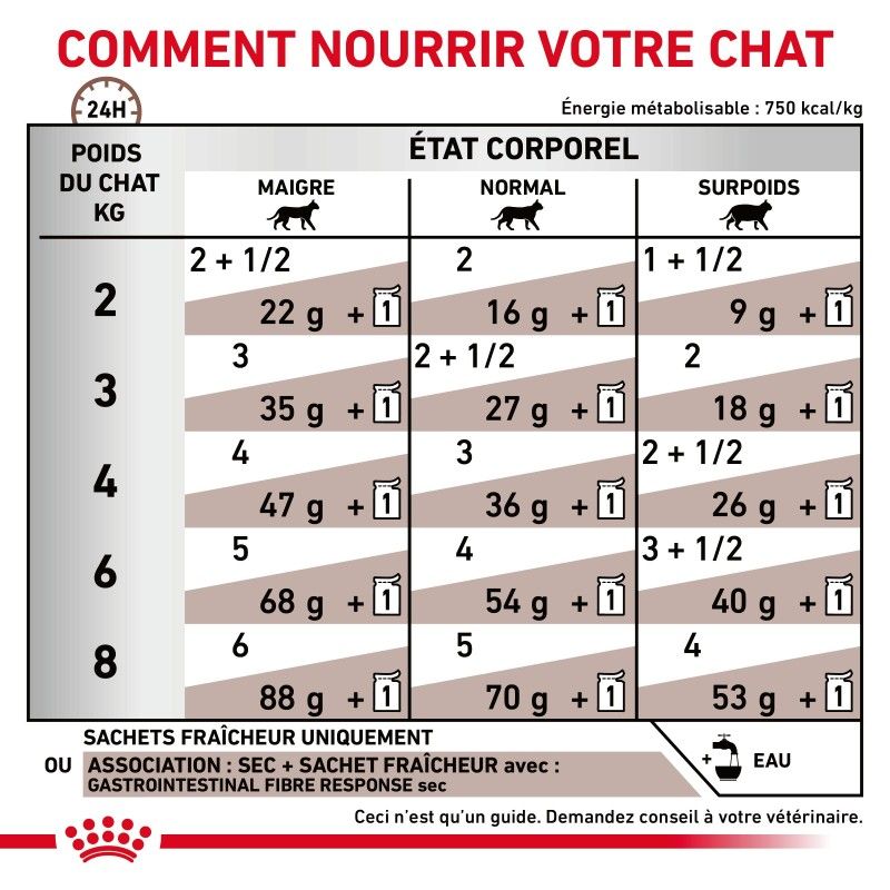 Royal Canin Veterinary Diet Cat Gastro Intestinal Fibre Response Morceaux - 12 sachets de 85 g Royal Canin Veterinary Diet Cat Gastro Intestinal Fibre Response Morceaux - 12 sachets de 85 g