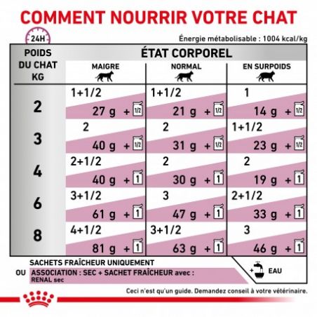 Royal Canin Veterinary Diet Cat Renal Boeuf en sauce 12 x 85g Royal Canin Veterinary Diet Cat Renal Boeuf en sauce 12 x 85g