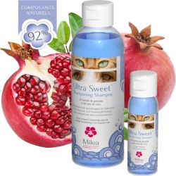 Miloa shampoing Ultra Sweet pour chat - Flacon de 200 ml