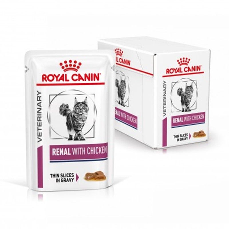 Royal Canin Veterinary Diet Cat Renal Poulet en sauce 12 x 85 g Royal Canin Veterinary Diet Cat Renal Poulet en sauce 12 x 85 g