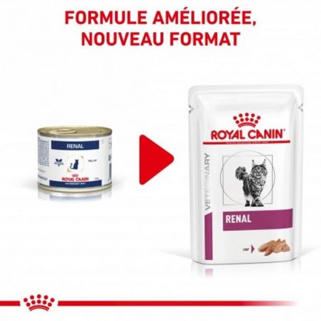 Royal Canin Veterinary diet cat Renal au poulet Mousse 12 sachets de 85 gr Royal Canin Veterinary diet cat Renal au poulet Mousse 12 sachets de 85 gr