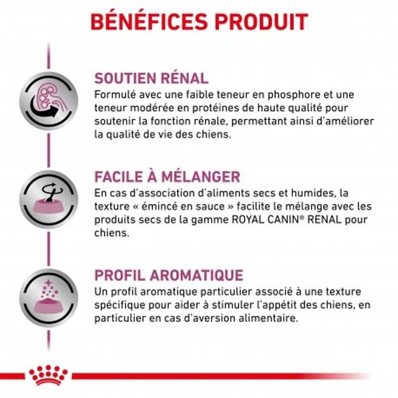 Royal Canin Veterinary Diet Dog Renal en Sachets Royal Canin Veterinary Diet Dog Renal en Sachets
