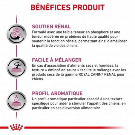Royal Canin Veterinary Diet Dog Renal en Sachets Royal Canin Veterinary Diet Dog Renal en Sachets