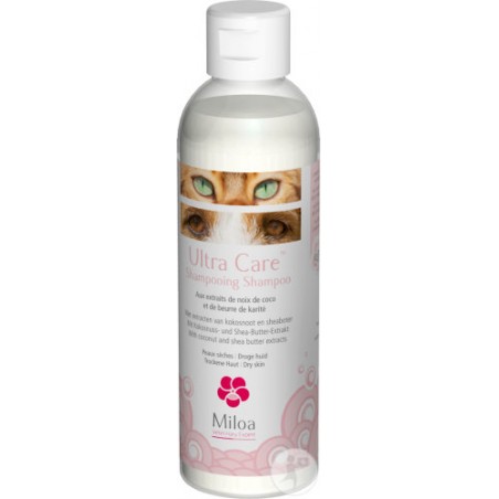 Miloa shampoing Ultra Care pour chien et chat - Flacon de 200 ml Miloa shampoing Ultra Care pour chien et chat - Flacon de 200 ml