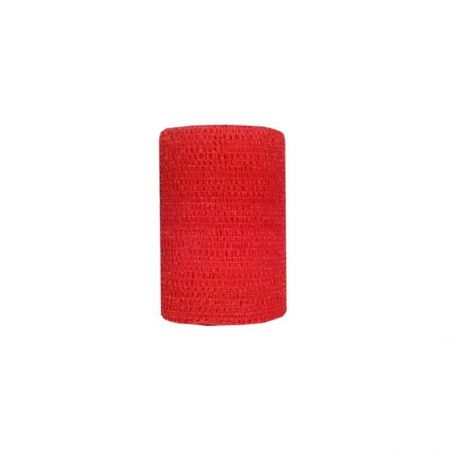 Petflex Coflex Bandes Cohésives 10 cm x 4,5m - Rouge
