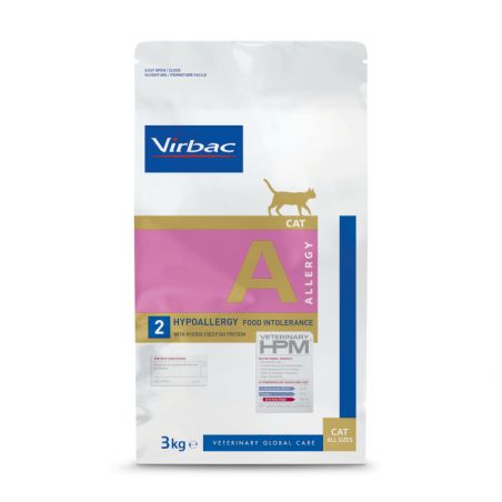 Veterinary HPM allergy cat A2 au saumon - 3 kg Veterinary HPM allergy cat A2 au saumon - 3 kg