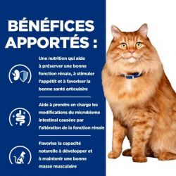 Hill's Prescription Diet Feline K/D J/D Kidney + Mobility mijotés poulet - 24 boîtes de 82 g