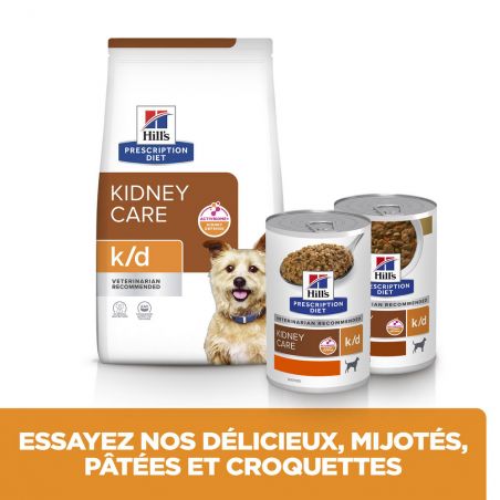 Hill's prescription Diet K/D Kidney pour Chien Hill's prescription Diet K/D Kidney pour Chien