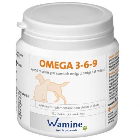 Wamine Omega 3 6 9 Boite de 120 gélules Wamine Omega 3 6 9 Boite de 120 gélules
