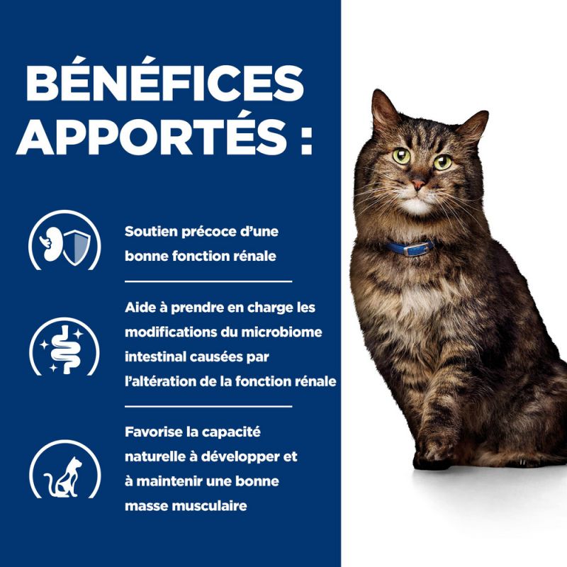 Hill's Prescription Diet K/D Kidney Early Stage pour Chat au Poulet - 12 sachets de 85 g