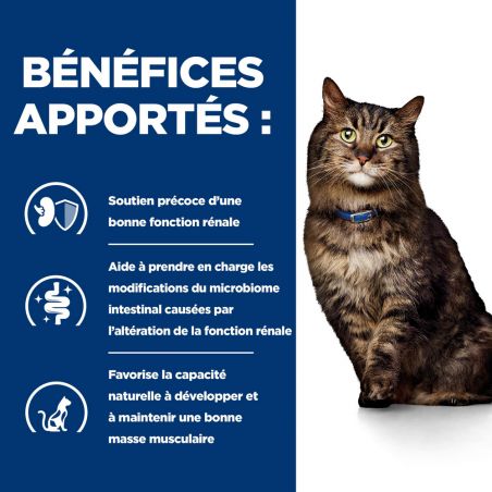 Hill's Prescription Diet K/D Kidney Early Stage pour Chat au Poulet - 12 sachets de 85 g
