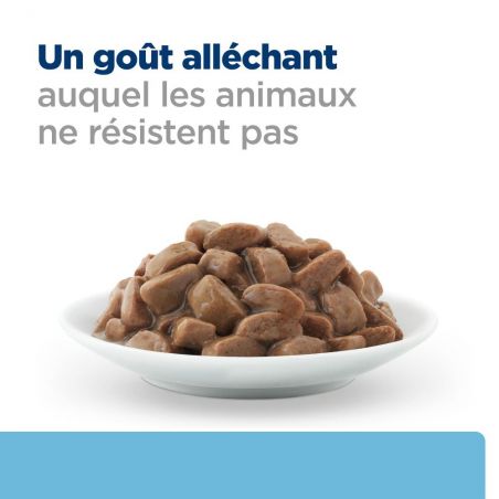 Hill's Prescription Diet K/D Kidney Early Stage pour Chat au Poulet - 12 sachets de 85 g