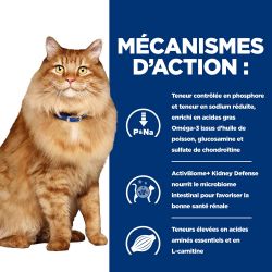 Hill's Prescription Diet k/d + Mobility pour Chat au Poulet