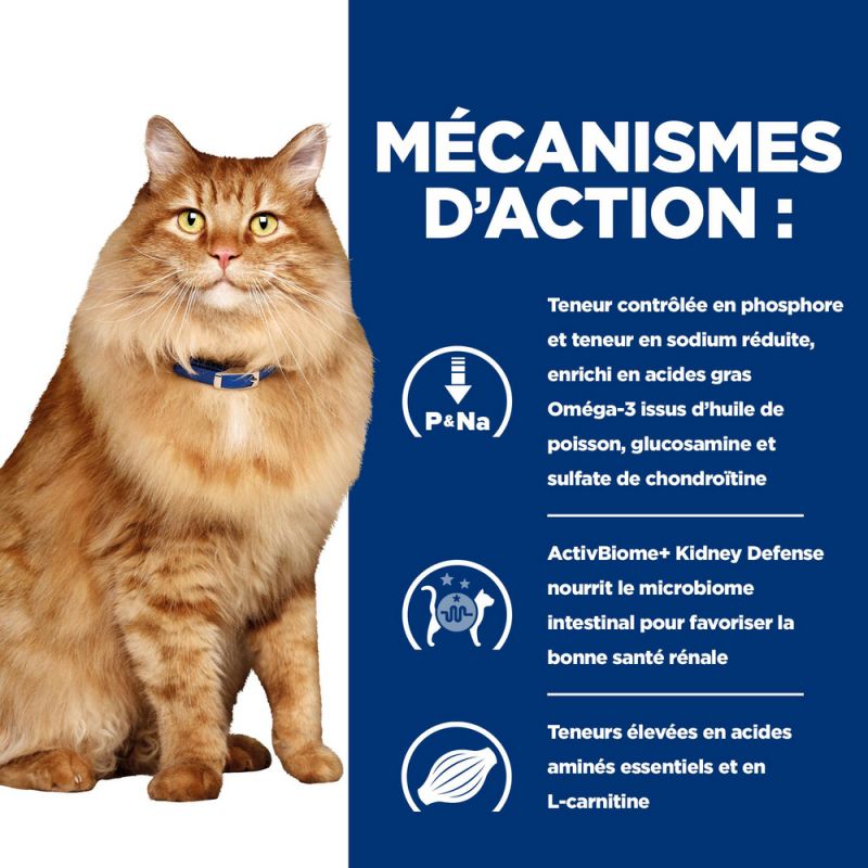 Hill's Prescription Diet k/d + Mobility pour Chat au Poulet