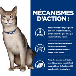 Hill's Prescription Diet K/D Kidney pour Chat au Saumon - 12 sachets de 85 g