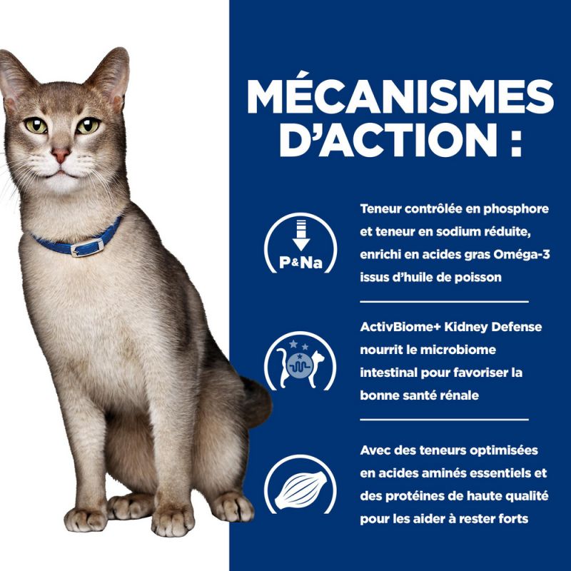 Hill's Prescription Diet Feline K/D Kidney Care Saumon 12 x 85 g