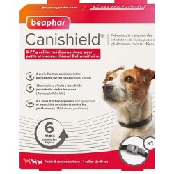 Beaphar Collier Antiparasitaires Canishield pour petit et moyen chien