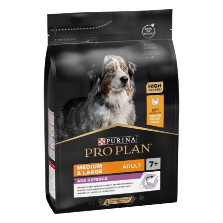 Purina Proplan Chien Adult 7+ Medium/Large Optiage au poulet Purina Proplan Chien Adult 7+ Medium/Large Optiage au poulet