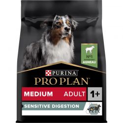 Purina Proplan Chien Adult Medium Sensitive Digestion OptiDigest à l'agneau