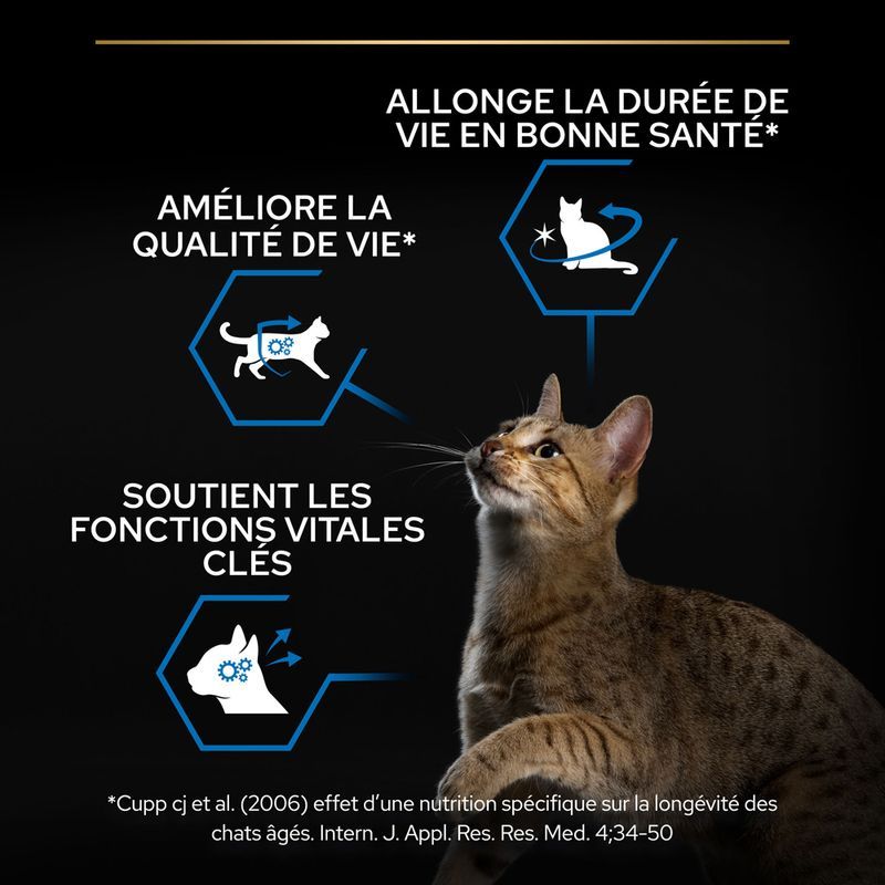 Purina Proplan Chat Adult 7+ Longevis au saumon Purina Proplan Chat Adult 7+ Longevis au saumon