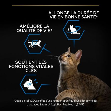 Purina Proplan Chat Adult 7+ Longevis au saumon Purina Proplan Chat Adult 7+ Longevis au saumon