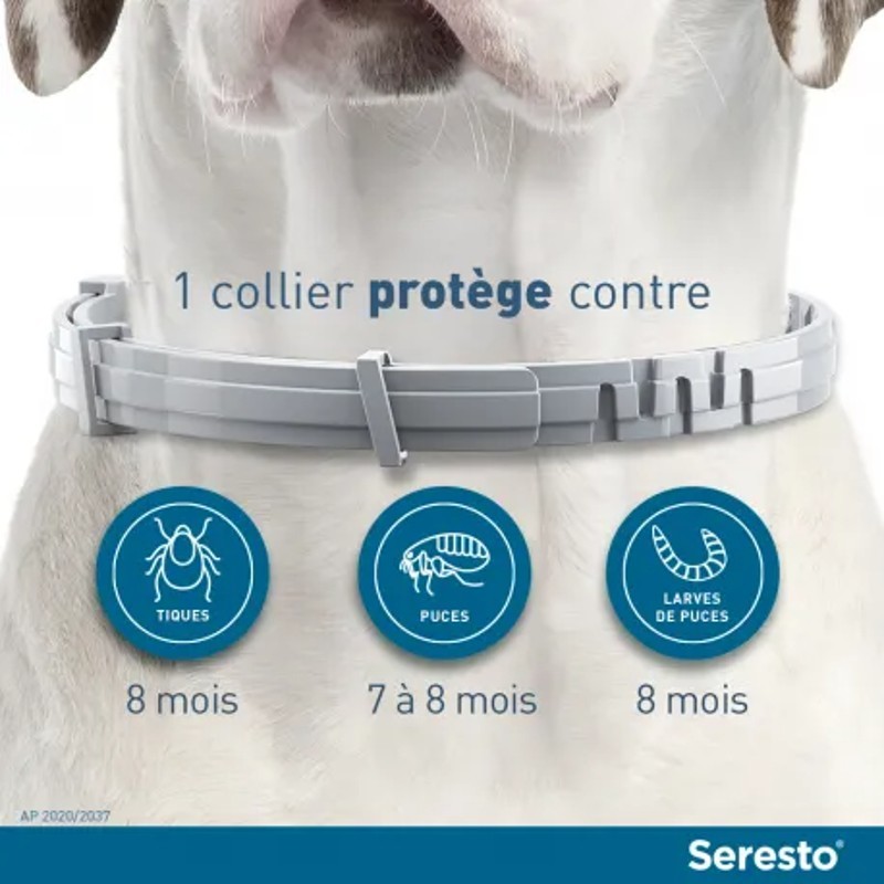 Collier Seresto grand chien - JungleVet