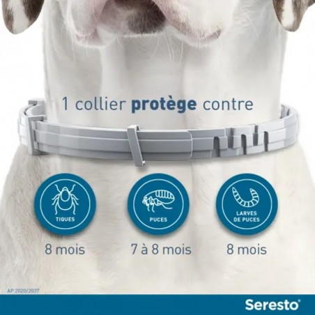 Collier Seresto grand chien - JungleVet