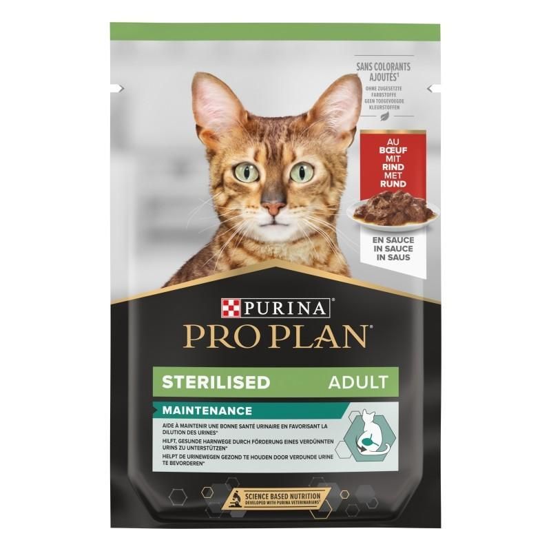 Purina Proplan Cat Adult Sterilised NutriSavour Boeuf Purina Proplan Cat Adult Sterilised NutriSavour Boeuf