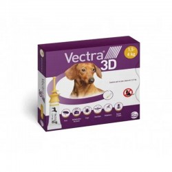 Vectra 3D chiens de 1,5 à 4 kg
