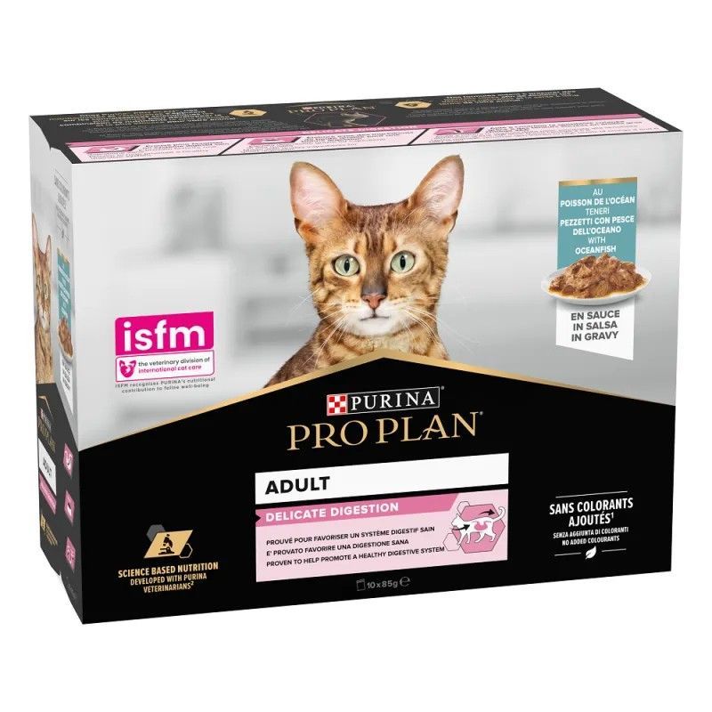 Pro Plan Cat Adult Delicate Digestion au Poisson en sauce Pro Plan Cat Adult Delicate Digestion au Poisson en sauce
