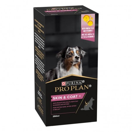 Pro Plan Skin and Coat+ Chien - Flacon de 250 ml - JungleVet Pro Plan Skin and Coat+ Chien - Flacon de 250 ml - JungleVet