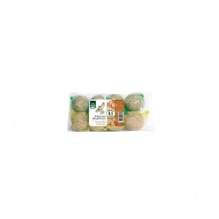 Boules de graisse pour oiseaux - Sachet de 8 - JungleVet Boules de graisse pour oiseaux - Sachet de 8 - JungleVet