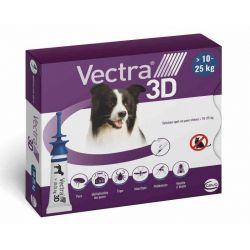 Vectra 3D chiens de 10 à 25 kg - JungleVet