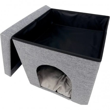 Cube Trixie Alois pour chat - Gris - JungleVet Cube Trixie Alois pour chat - Gris - JungleVet