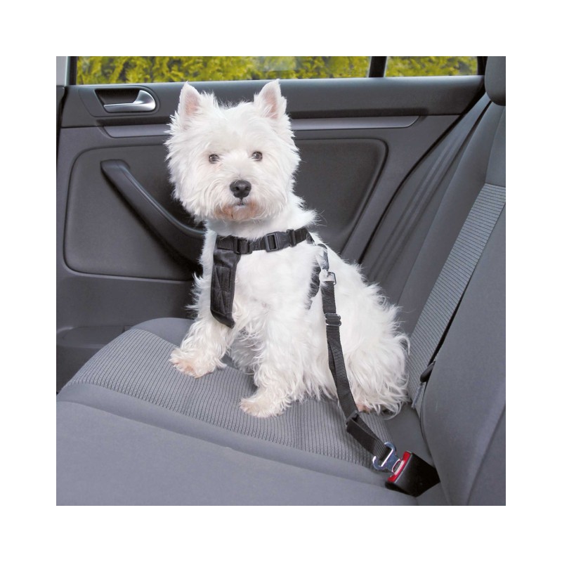 Trixie Harnais de sécurité voiture pour chien - JungleVet Trixie Harnais de sécurité voiture pour chien - JungleVet