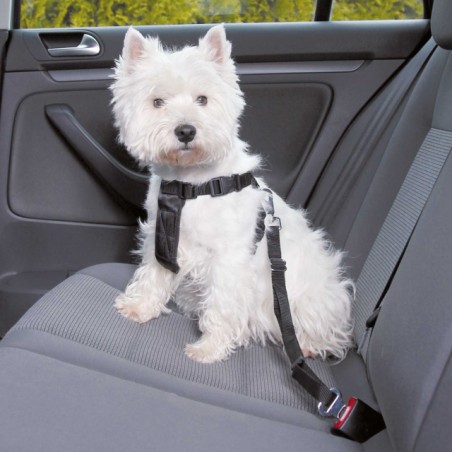 Trixie Harnais de sécurité voiture pour chien - JungleVet Trixie Harnais de sécurité voiture pour chien - JungleVet