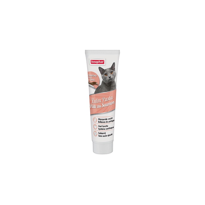 Beaphar Pâte au saumon pour chats - JungleVet Beaphar Pâte au saumon pour chats - JungleVet