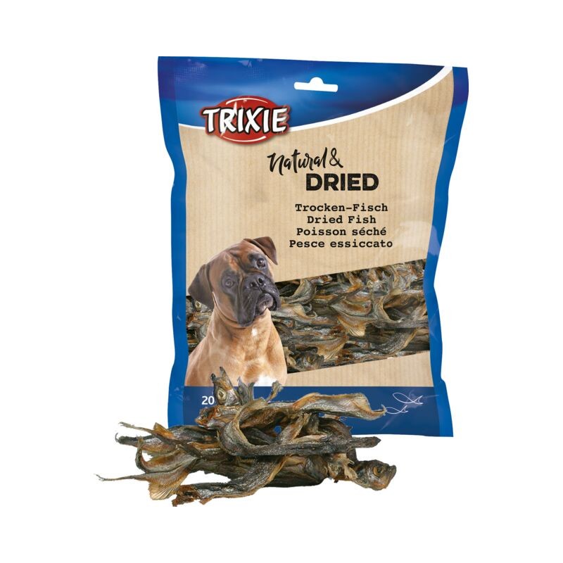 Trixie Natural & Dried Fish pour chien - Sachet de 200 g - JungleVet Trixie Natural & Dried Fish pour chien - Sachet de 200 g - JungleVet